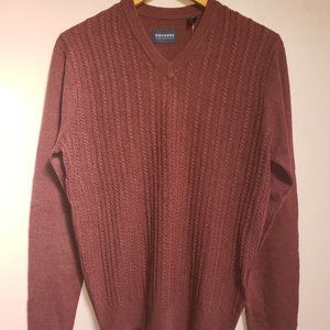 Dockers Men's Size Small Burgundy Sweater - NWT